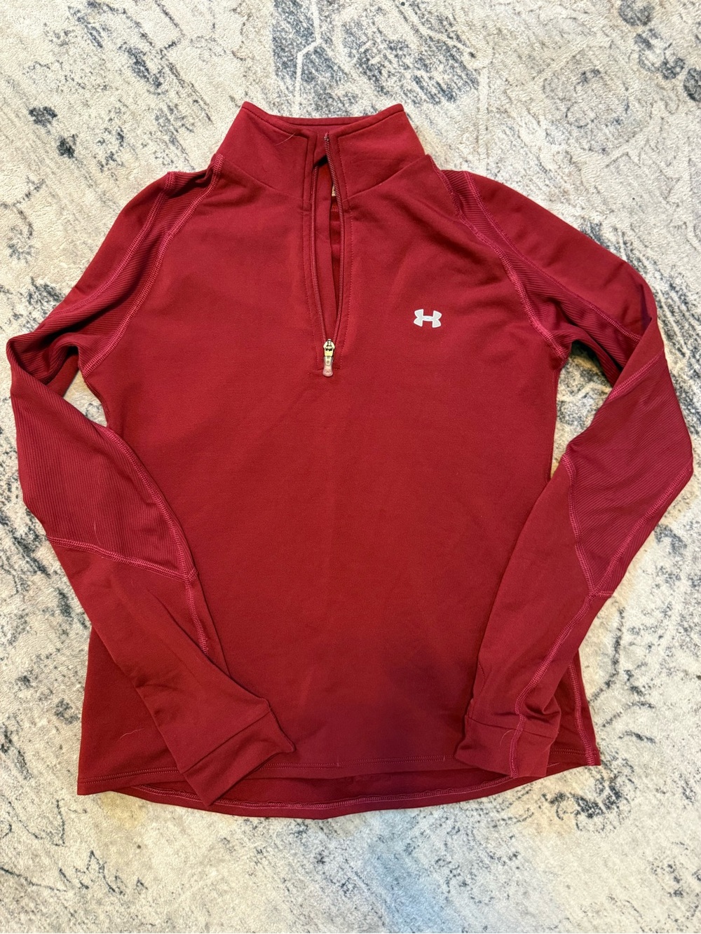 Under Armour Women's Burgundy Half-Zip Performance Pullover